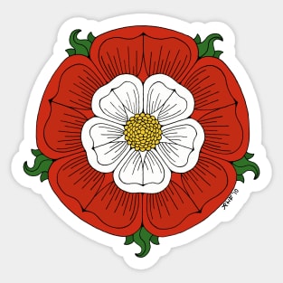 Tudor Rose Sticker